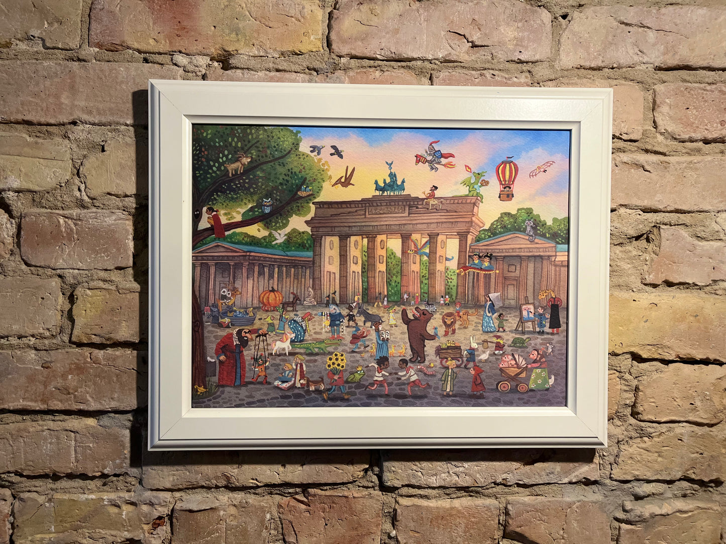 Wimmel World Canvas
